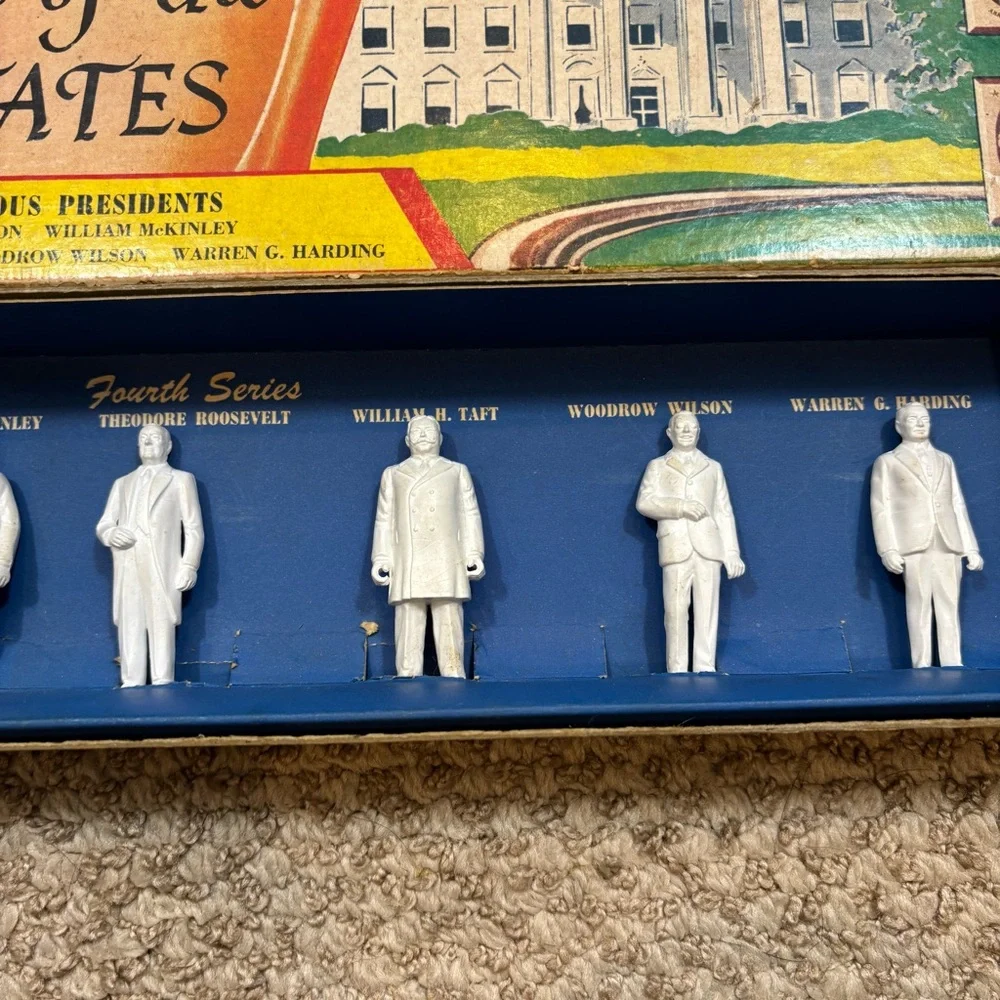 Vintage Louis Marx & Co Presidents of the US Series 1, 3, and 4_9